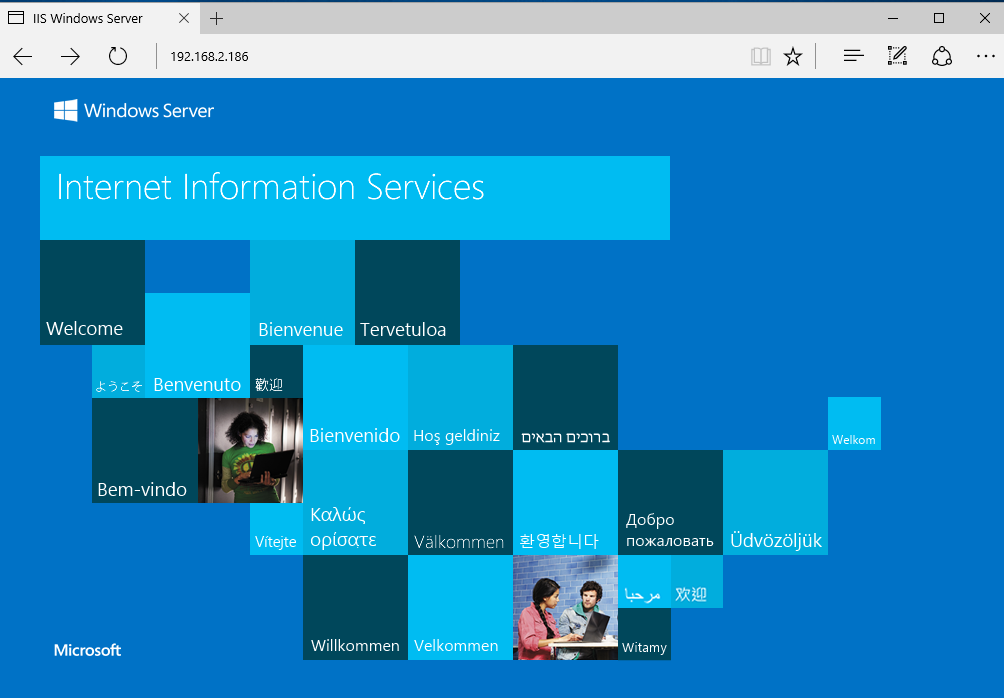 IIS Welcome