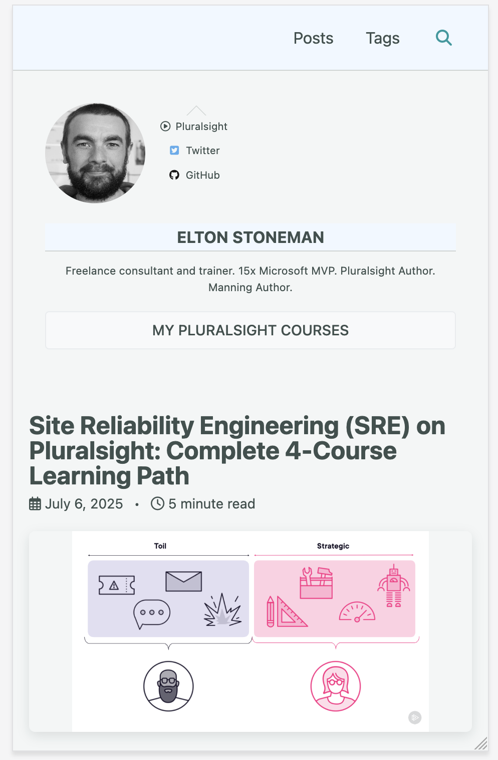 Responsive blog design showing mobile-optimized layout with proper text wrapping and improved user experience created by Claude Code